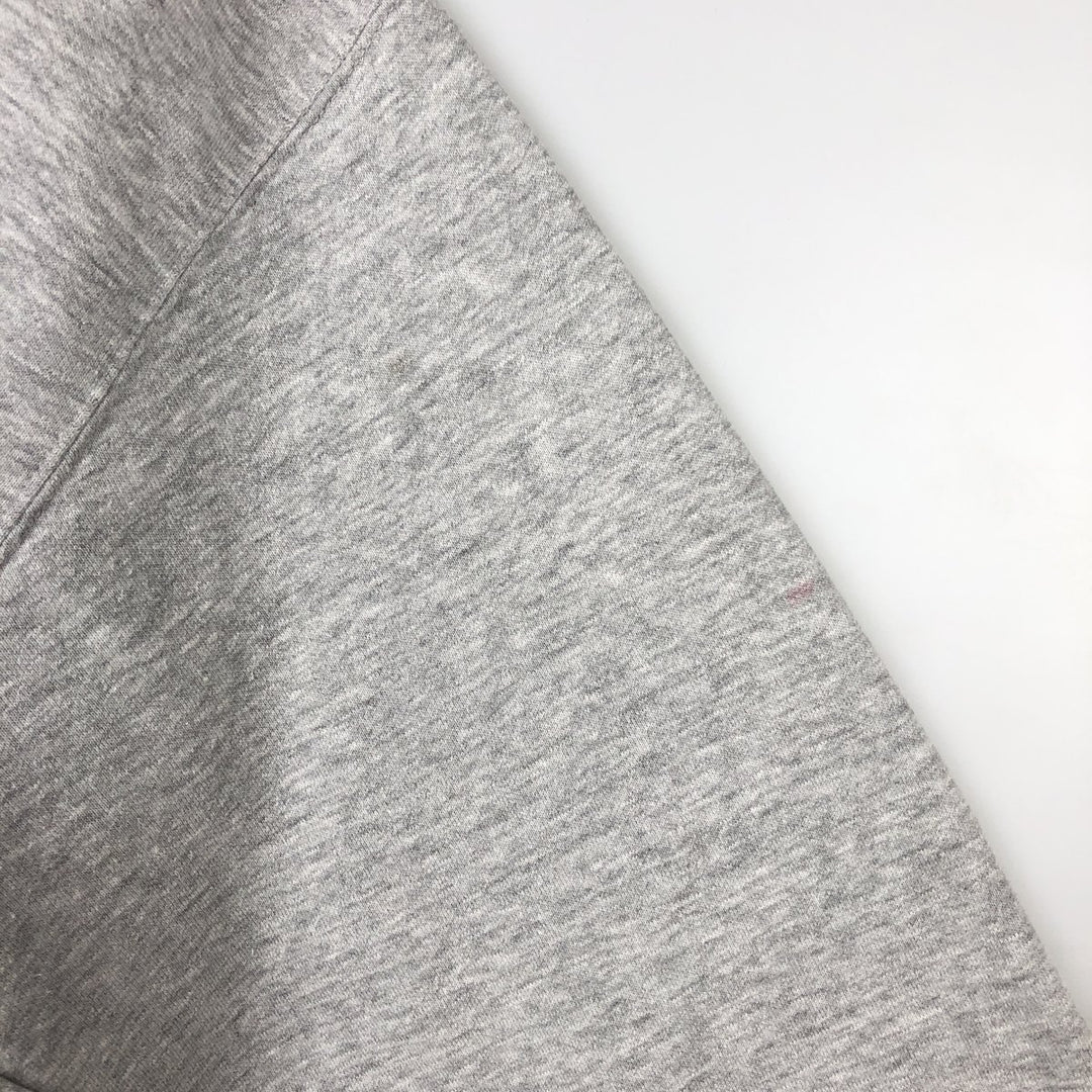 2000'S Nike logo sweatshirt, men's size XL cotton gray type Vintage Second Hand