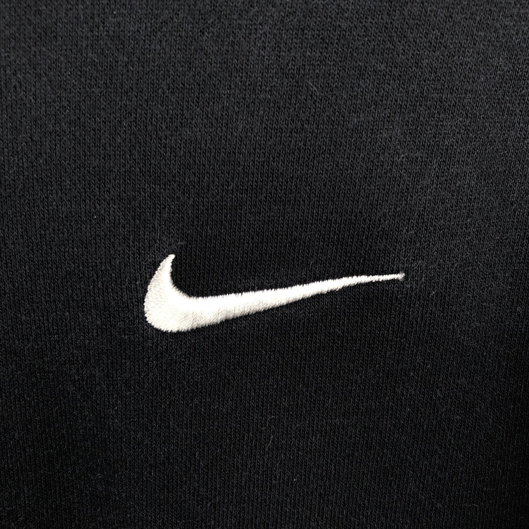 Nike Sweat Full Zip Hoodie Men's Size L cotton black type Vintage Second Hand