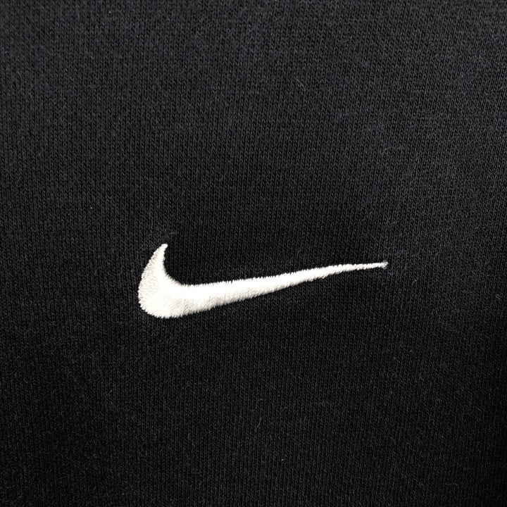 Nike Sweat Full Zip Hoodie Men's Size L cotton black type Vintage Second Hand