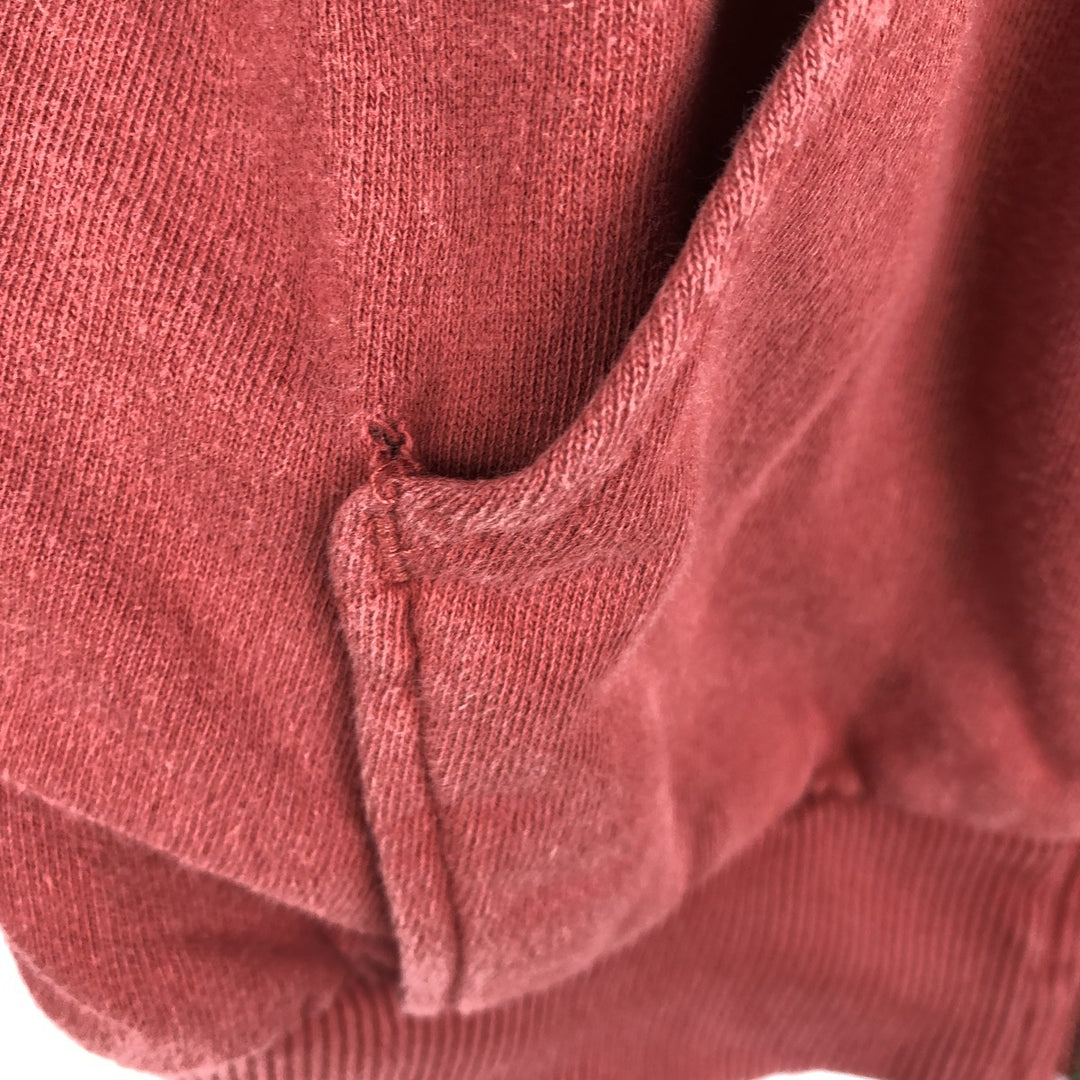 Dickies Sweat Full Zip Hoodie Men's M Size cotton red type Vintage Second Hand