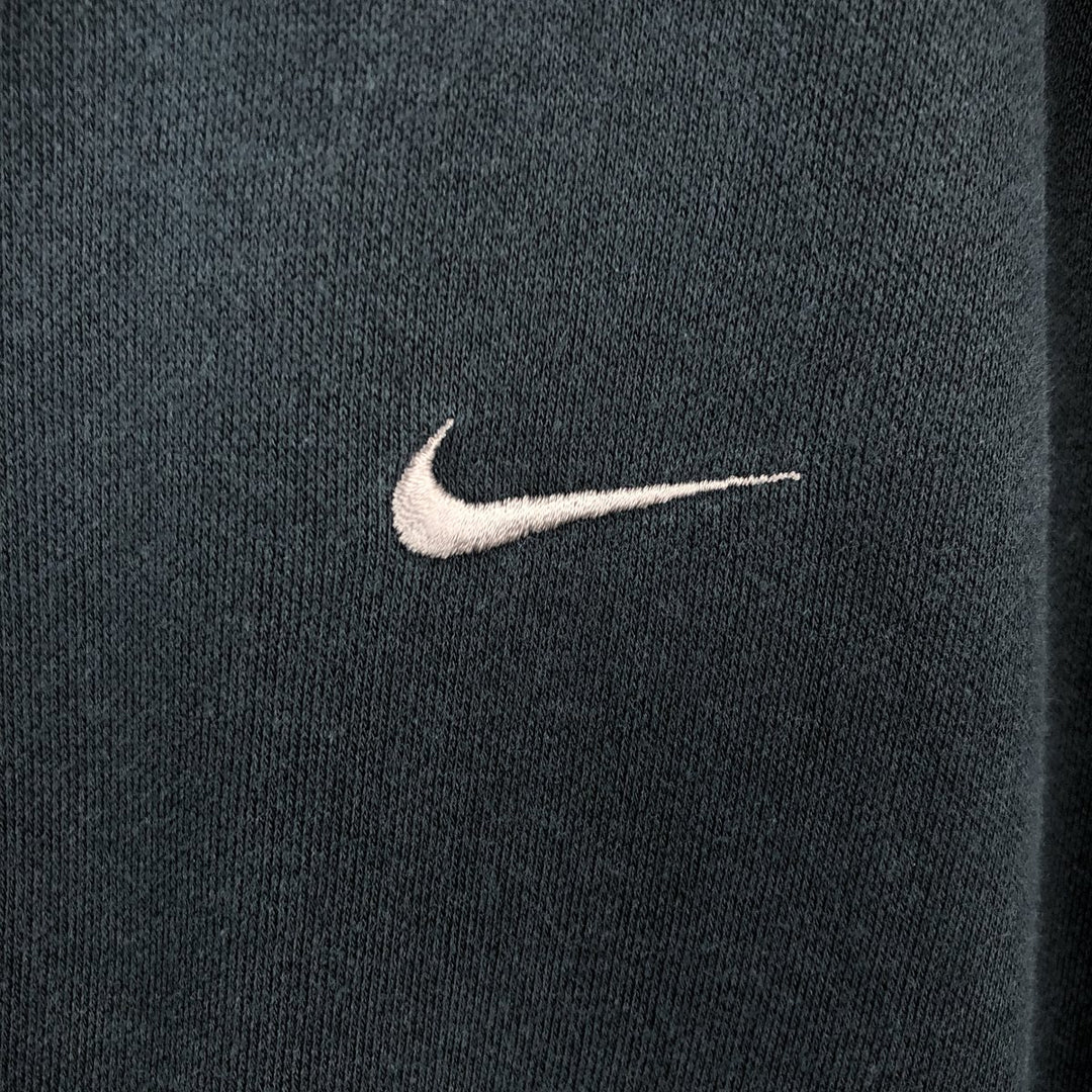 Nike Sweat Full Zip Hoodie, Men's M Size unclear Charcoal Vintage Second Hand