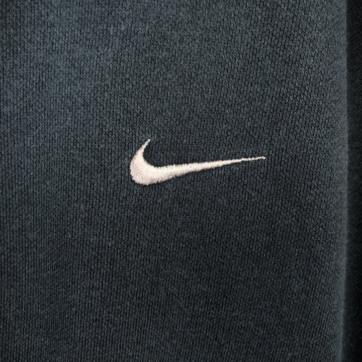 Nike Sweat Full Zip Hoodie, Men's M Size unclear Charcoal Vintage Second Hand