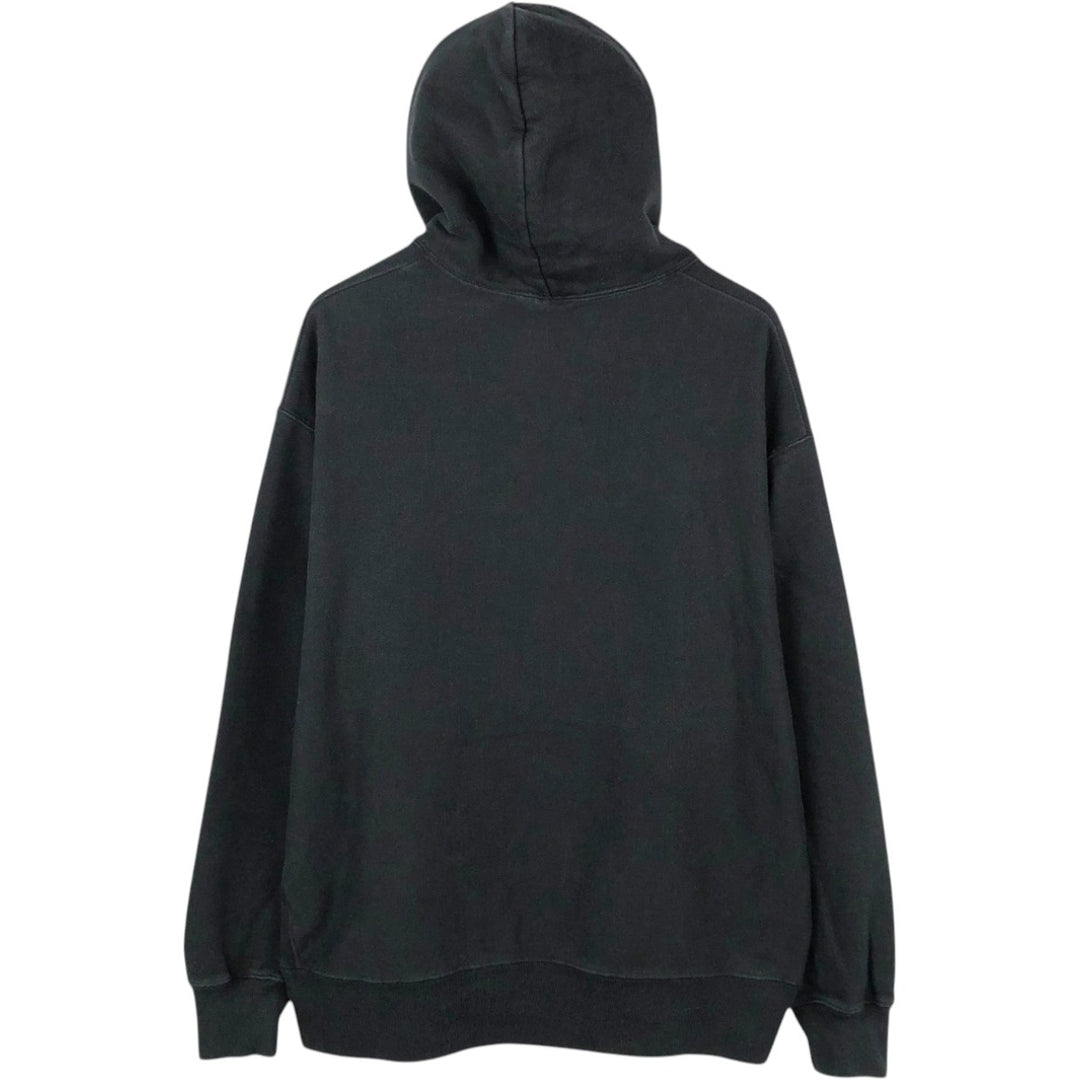 Champion Sweat Full-Zip Hoodie, Men's XXL (approx.) cotton black type Vintage Second Hand