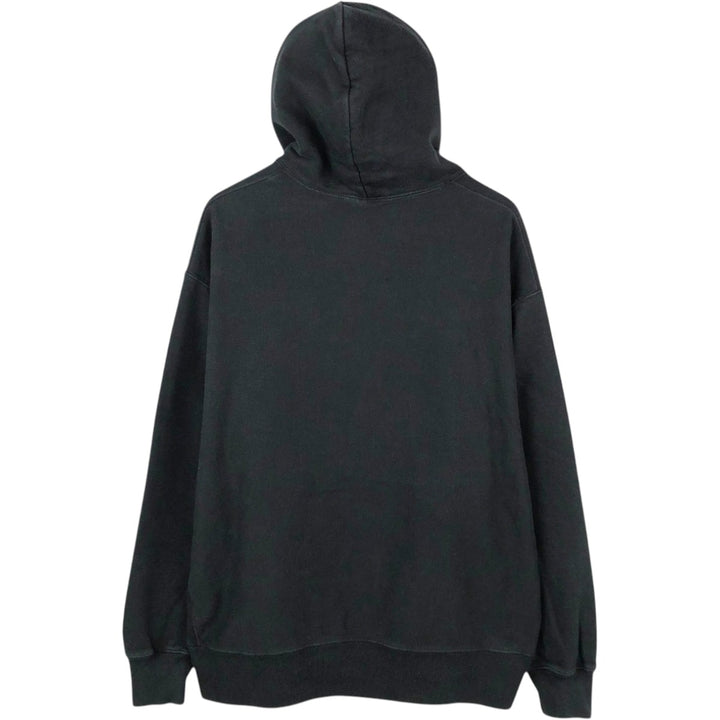Champion Sweat Full-Zip Hoodie, Men's XXL (approx.) cotton black type Vintage Second Hand