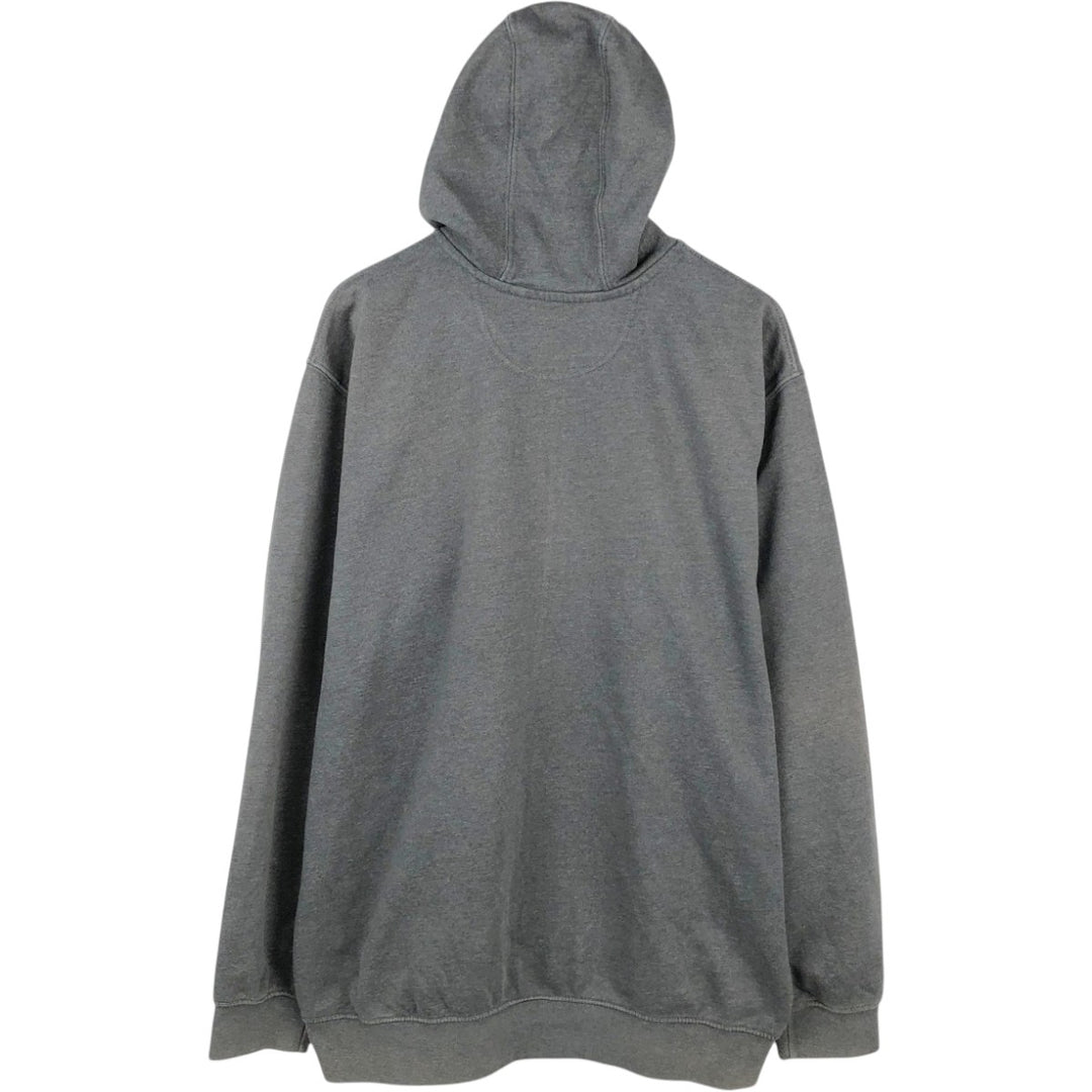 Carhartt Loose Fit Sweat Full Zip Hoodie, Men's XL cotton Charcoal Vintage Second Hand