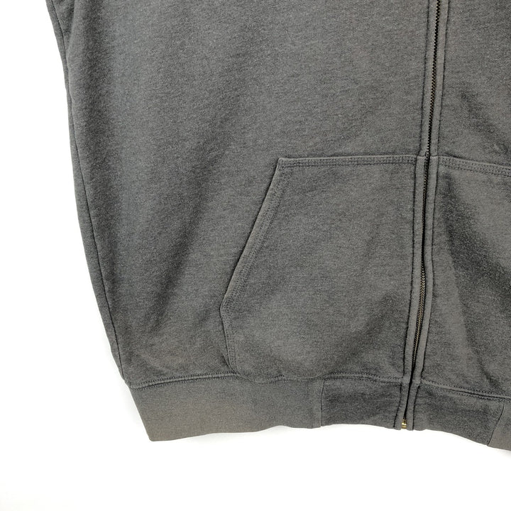 Carhartt Loose Fit Sweat Full Zip Hoodie, Men's XL cotton Charcoal Vintage Second Hand