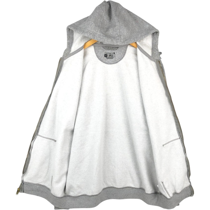 Carhartt Loose Fit Full-Zip Sweatshirt, Men's Size M cotton gray type Vintage Second Hand
