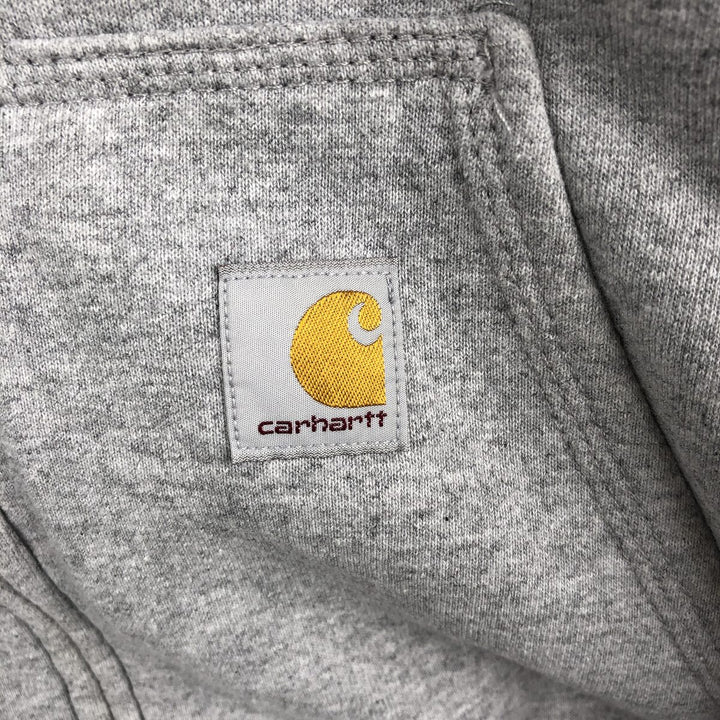 Carhartt Loose Fit Full-Zip Sweatshirt, Men's Size M cotton gray type Vintage Second Hand