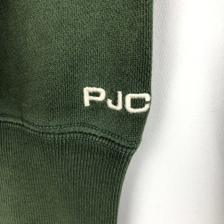 Ralph Lauren POLO JEANS COMPANY Full-Zip Sweatshirt Hoodie, Men's Size S (approx.) cotton Green type dark green Vintage Second Hand