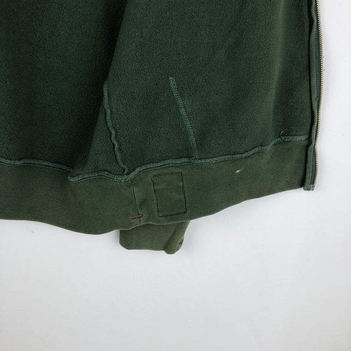 Ralph Lauren POLO JEANS COMPANY Full-Zip Sweatshirt Hoodie, Men's Size S (approx.) cotton Green type dark green Vintage Second Hand