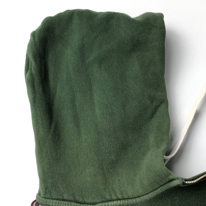Ralph Lauren POLO JEANS COMPANY Full-Zip Sweatshirt Hoodie, Men's Size S (approx.) cotton Green type dark green Vintage Second Hand
