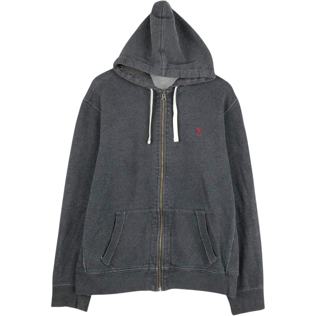 Ralph Lauren POLO RALPH LAUREN Sweat Full Zip Hoodie Men's XL cotton gray type Vintage Second Hand