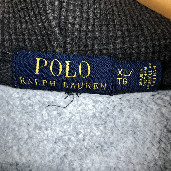 Ralph Lauren POLO RALPH LAUREN Sweat Full Zip Hoodie Men's XL cotton gray type Vintage Second Hand