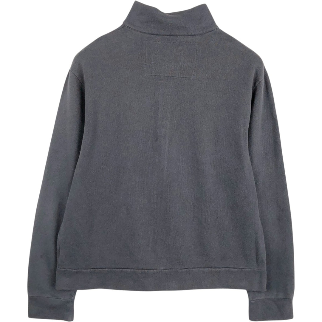 Ralph Lauren POLO JEANS COMPANY Full-Zip Sweatshirt (Men's Size L) cotton Charcoal Vintage Second Hand