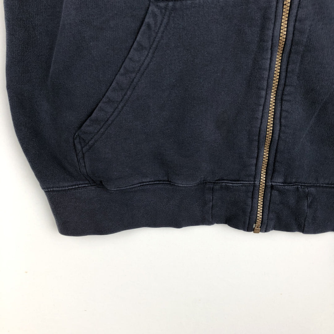 90s-00'S LLBean Full-Zip Hoodie, Men's, Size L, Vintage cotton navy blue type Vintage Second Hand