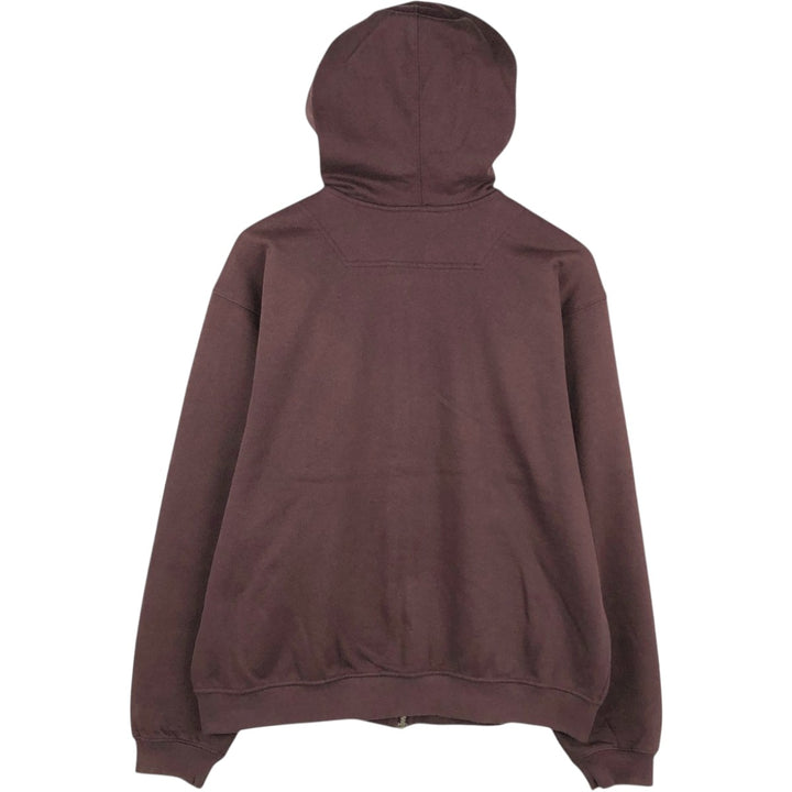 LLBean LLBean Sweat Full Zip Hoodie, Men's Size M cotton brown type Vintage Second Hand