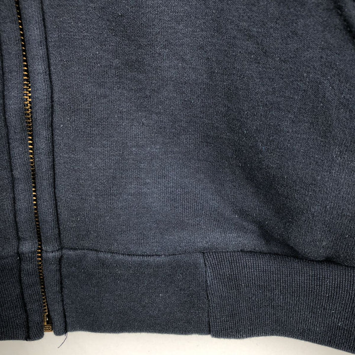 Carhartt Sweat Full-Zip Hoodie, Men's Size XXXL (approx.) cotton navy blue type Vintage Second Hand