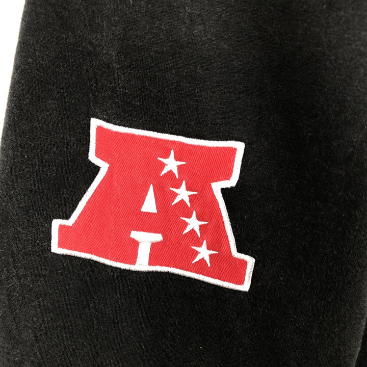 NFL Los Angeles Raiders Sweat Full-Zip Hoodie, Men's Size XL (approx.) cotton black type Vintage Second Hand