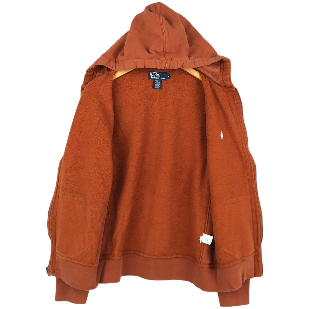 Ralph Lauren POLO by Ralph Lauren Sweat Full Zip Hoodie Men's M cotton brown type Vintage Second Hand