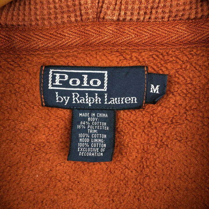 Ralph Lauren POLO by Ralph Lauren Sweat Full Zip Hoodie Men's M cotton brown type Vintage Second Hand