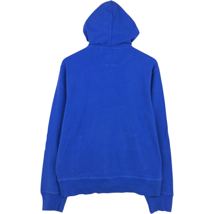 Ralph Lauren POLO by Ralph Lauren Sweat Full Zip Hoodie Men's L size cotton blue type Vintage Second Hand