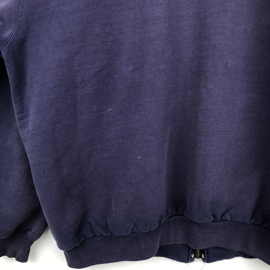 Carhartt Sweat Full Zip Hoodie Men's XL cotton navy blue type Vintage Second Hand