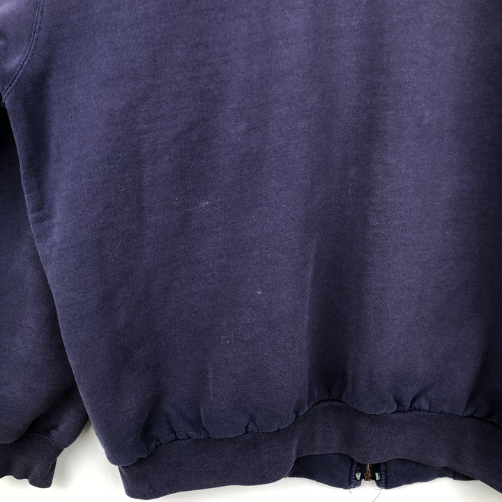 Carhartt Sweat Full Zip Hoodie Men's XL cotton navy blue type Vintage Second Hand