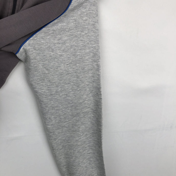 Vintage 1980'S Nike Navy Tag Full-Zip Sweatshirt, Men's Size Medium unclear gray type Vintage Second Hand