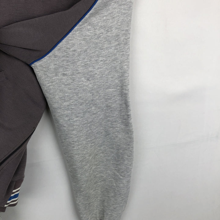 Vintage 1980'S Nike Navy Tag Full-Zip Sweatshirt, Men's Size Medium unclear gray type Vintage Second Hand