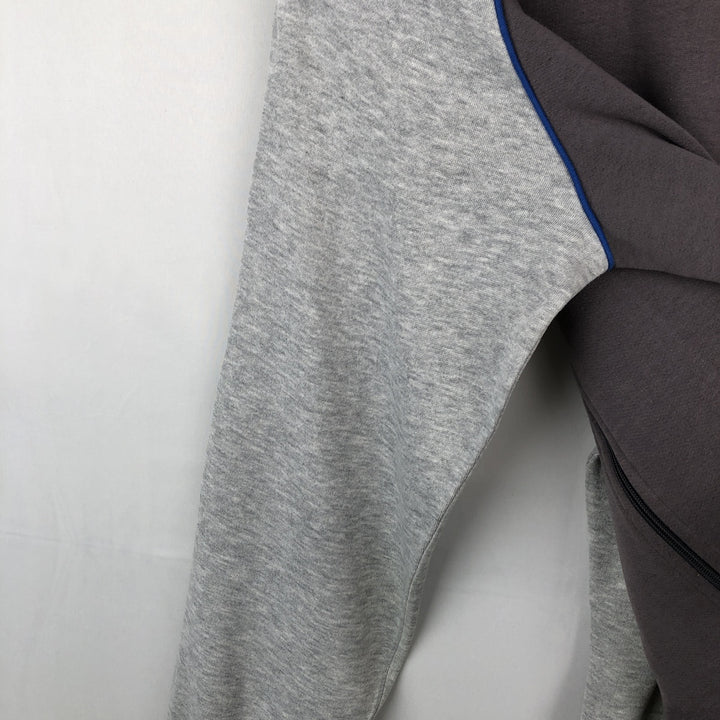 Vintage 1980'S Nike Navy Tag Full-Zip Sweatshirt, Men's Size Medium unclear gray type Vintage Second Hand