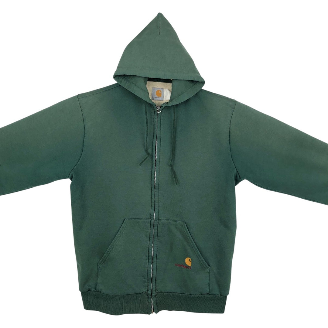Carhartt Sweat Full Zip Hoodie Men's XL unclear green type Vintage Second Hand