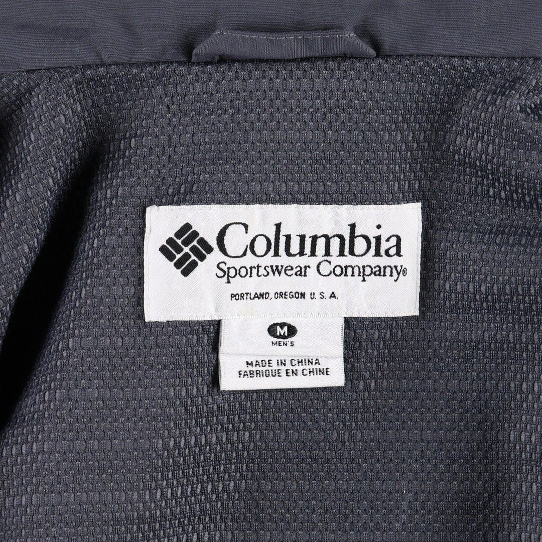 90s-00'S Columbia CONVERT Ripstop Mountain Jacket Shell Jacket Men's Size M Nylon black type Vintage Second Hand