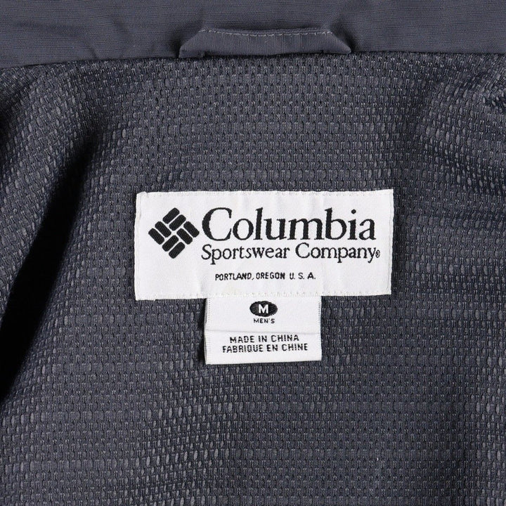90s-00'S Columbia CONVERT Ripstop Mountain Jacket Shell Jacket Men's Size M Nylon black type Vintage Second Hand
