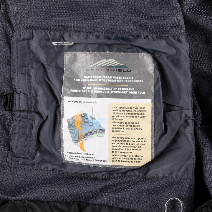 90s-00'S Columbia CONVERT Ripstop Mountain Jacket Shell Jacket Men's Size M Nylon black type Vintage Second Hand