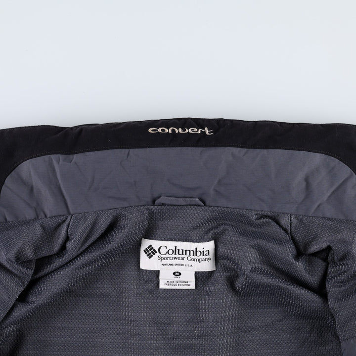90s-00'S Columbia CONVERT Ripstop Mountain Jacket Shell Jacket Men's Size M Nylon black type Vintage Second Hand