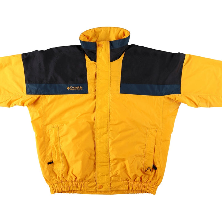 90s-00'S Columbia Mountain Jacket, Shell Jacket, Men's Size L polyester yellow type Vintage Second Hand