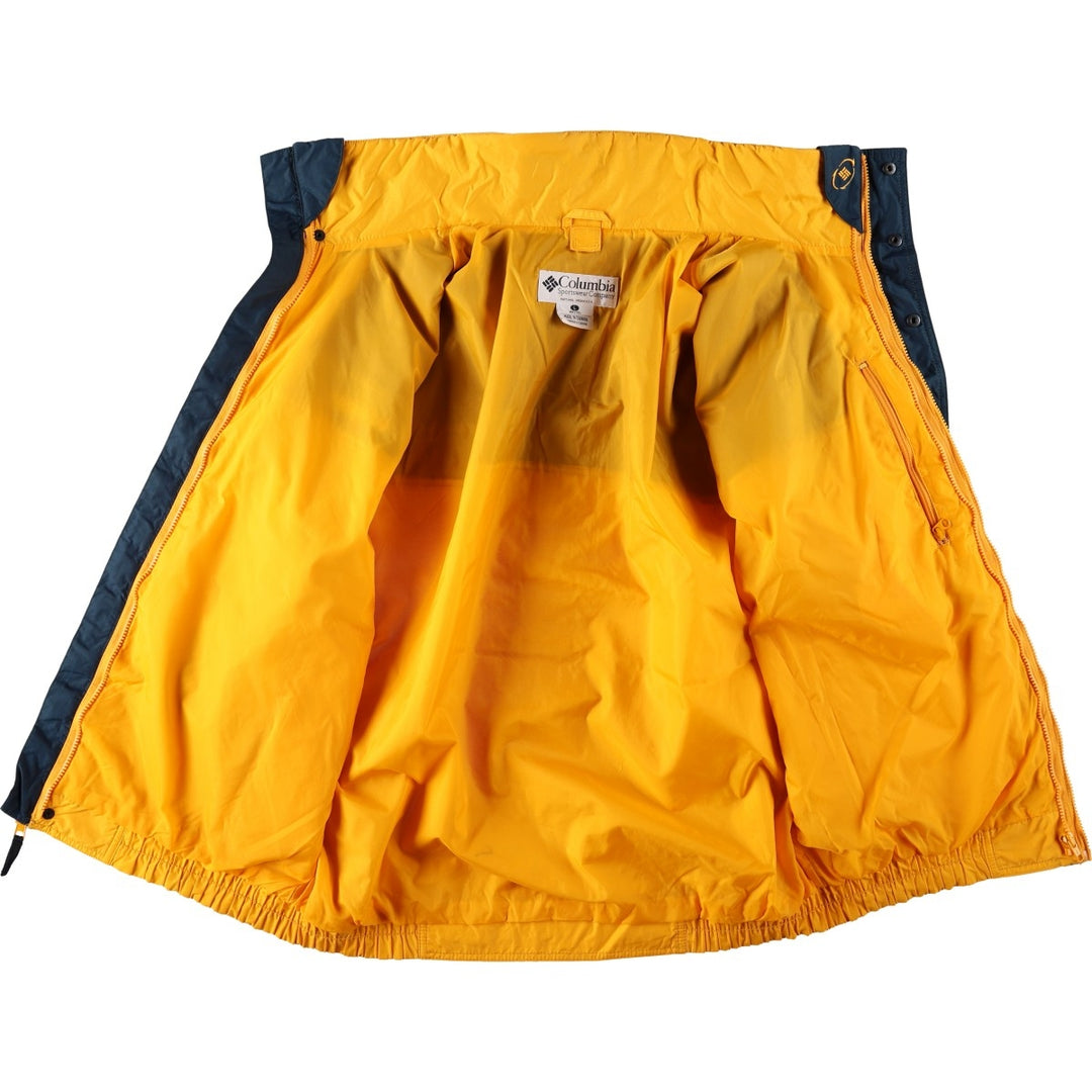 90s-00'S Columbia Mountain Jacket, Shell Jacket, Men's Size L polyester yellow type Vintage Second Hand