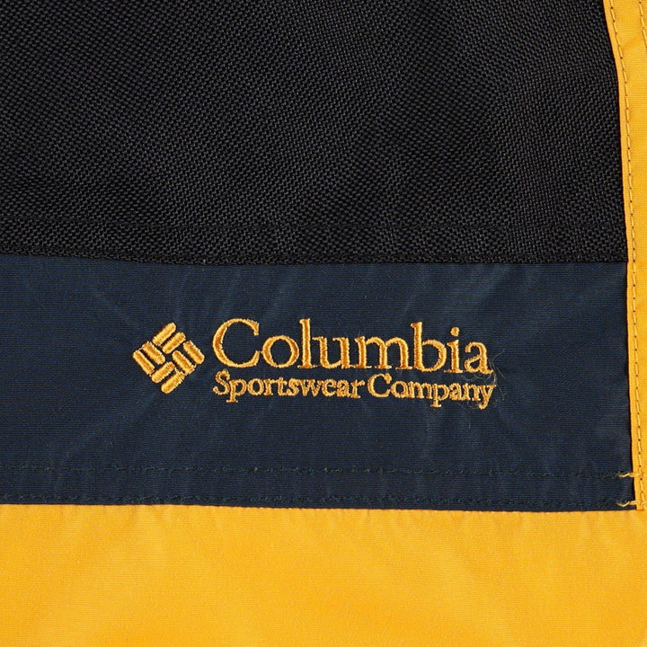 90s-00'S Columbia Mountain Jacket, Shell Jacket, Men's Size L polyester yellow type Vintage Second Hand