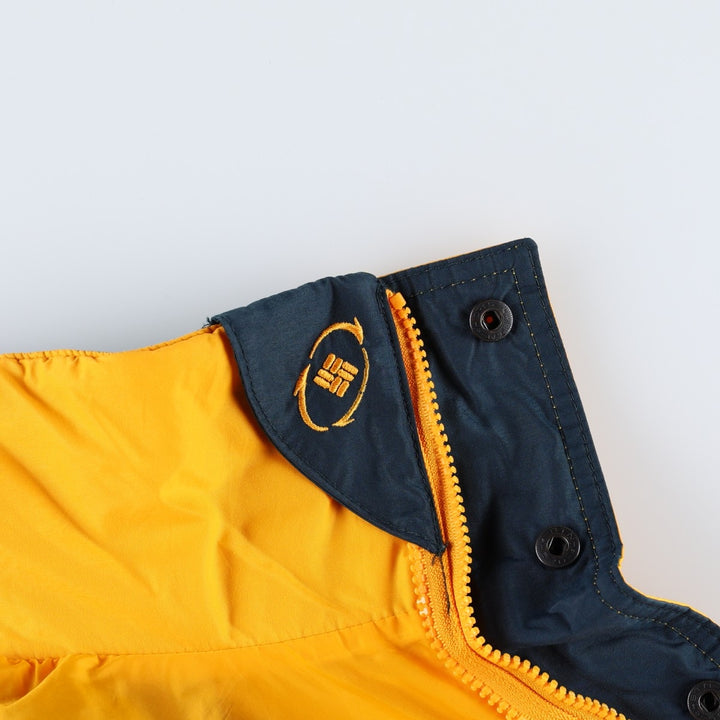 90s-00'S Columbia Mountain Jacket, Shell Jacket, Men's Size L polyester yellow type Vintage Second Hand