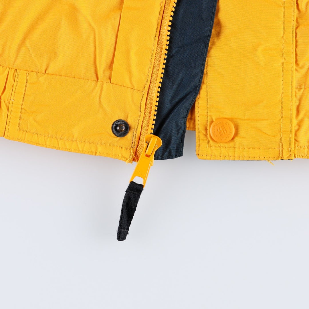 90s-00'S Columbia Mountain Jacket, Shell Jacket, Men's Size L polyester yellow type Vintage Second Hand