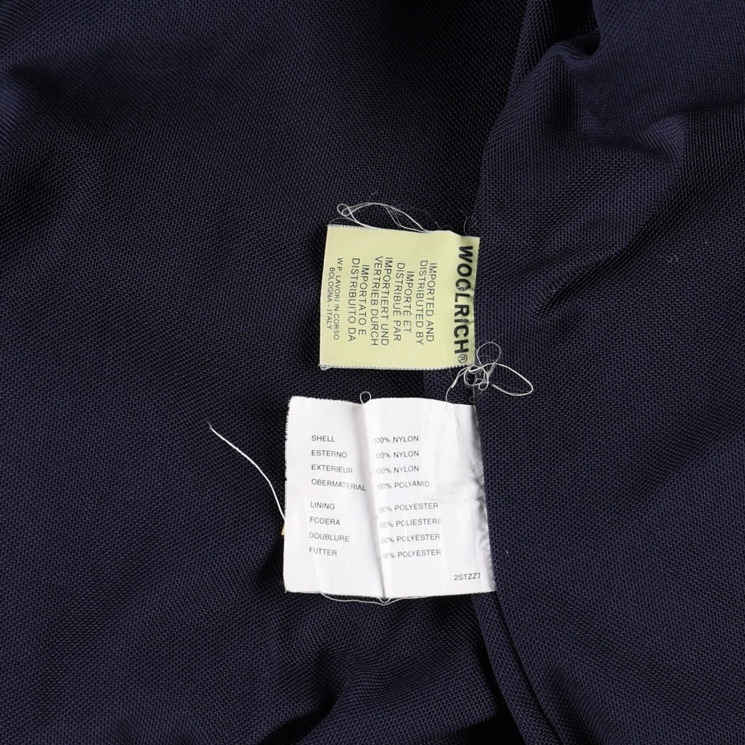 2000'S Woolrich John Rich and Bros Mountain Jacket Shell Jacket Men's Size L (approx.) Nylon navy blue type Vintage Second Hand