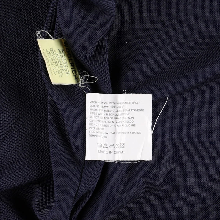 2000'S Woolrich John Rich and Bros Mountain Jacket Shell Jacket Men's Size L (approx.) Nylon navy blue type Vintage Second Hand