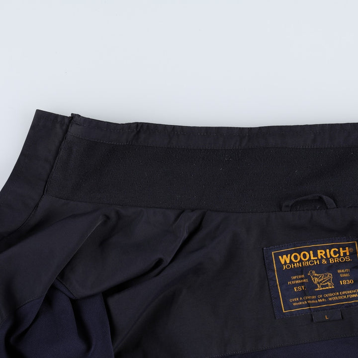 2000'S Woolrich John Rich and Bros Mountain Jacket Shell Jacket Men's Size L (approx.) Nylon navy blue type Vintage Second Hand