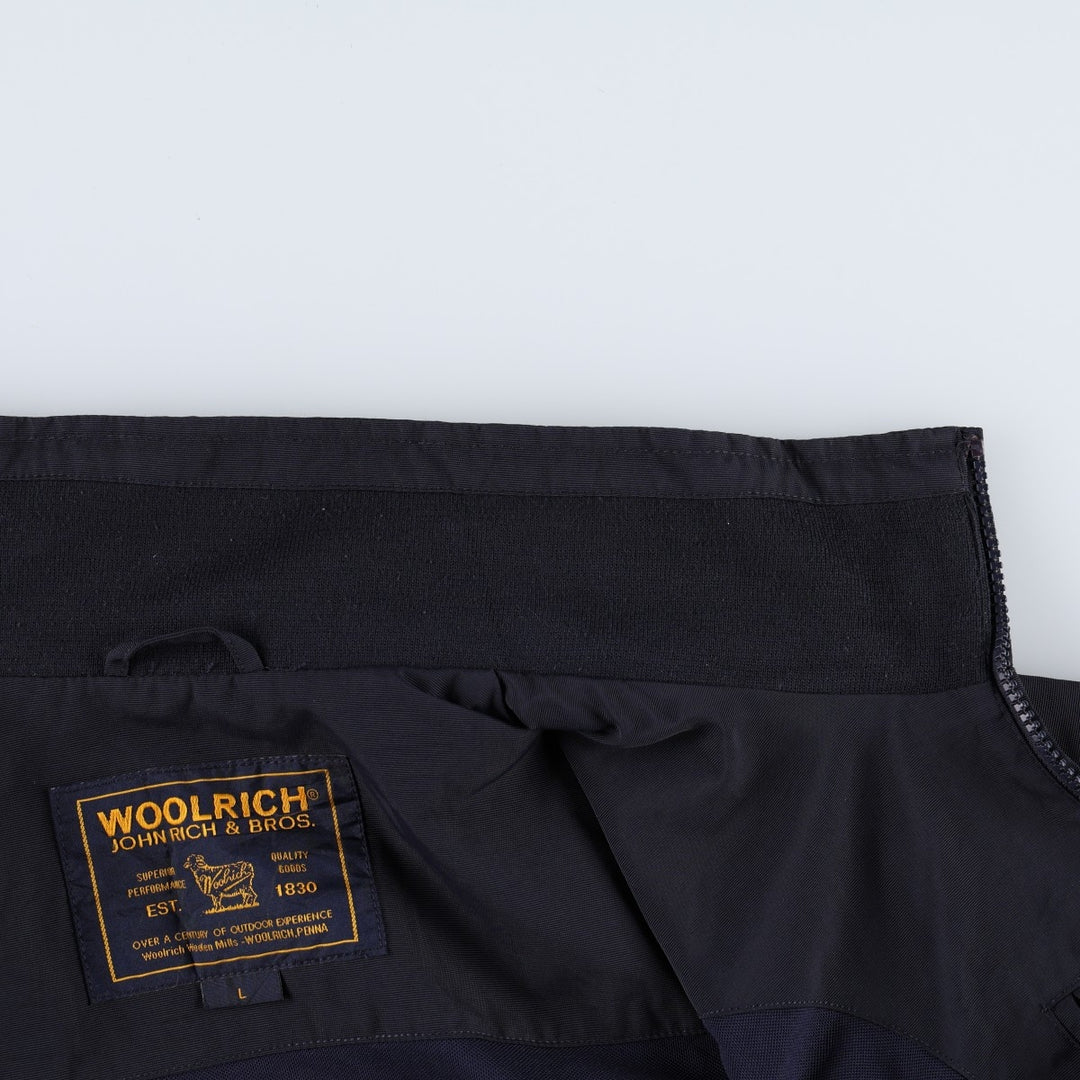 2000'S Woolrich John Rich and Bros Mountain Jacket Shell Jacket Men's Size L (approx.) Nylon navy blue type Vintage Second Hand