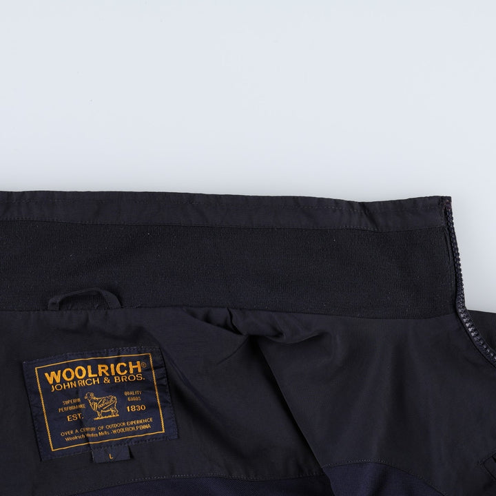 2000'S Woolrich John Rich and Bros Mountain Jacket Shell Jacket Men's Size L (approx.) Nylon navy blue type Vintage Second Hand