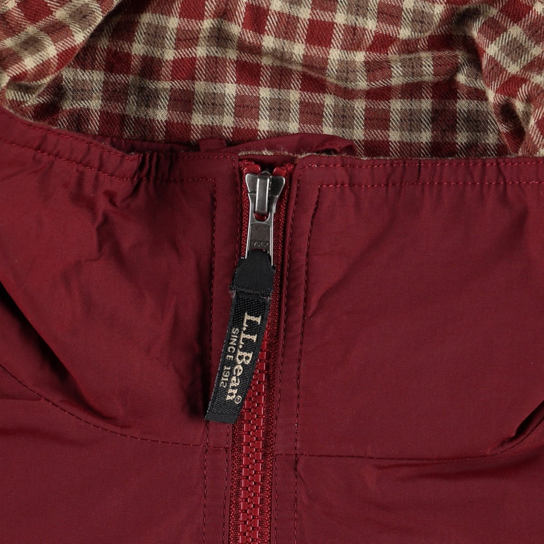 90s-00'S LLBean Mountain Jacket Shell Jacket Men's Size M (approx.) Nylon Red type red-purple Vintage Second Hand