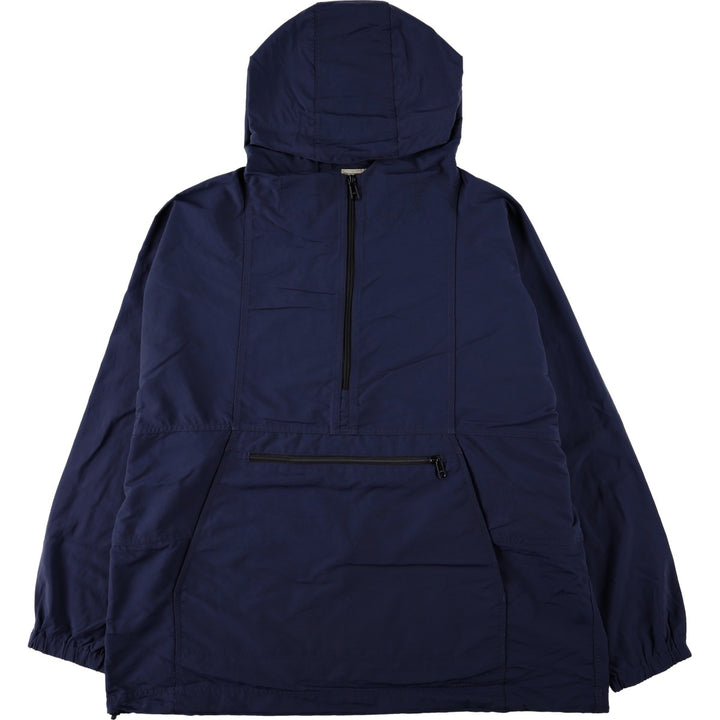 90s-00'S LL Bean Anorak Parka, Men's XXL equivalent Nylon navy blue type Vintage Second Hand