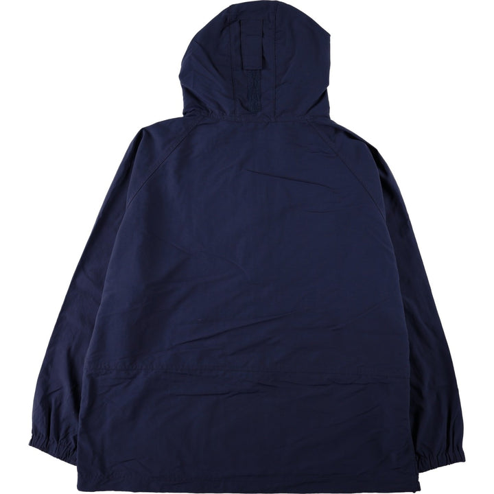 90s-00'S LL Bean Anorak Parka, Men's XXL equivalent Nylon navy blue type Vintage Second Hand