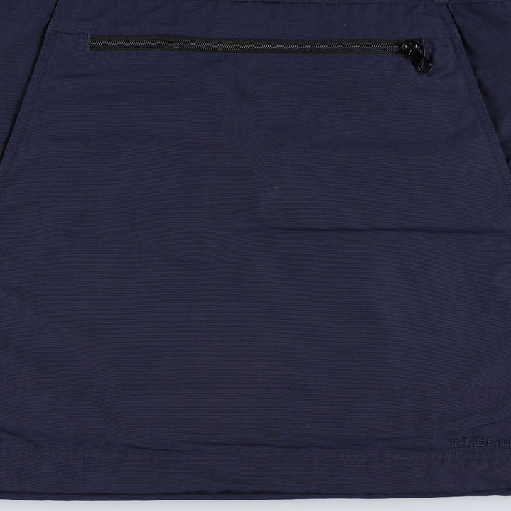 90s-00'S LL Bean Anorak Parka, Men's XXL equivalent Nylon navy blue type Vintage Second Hand