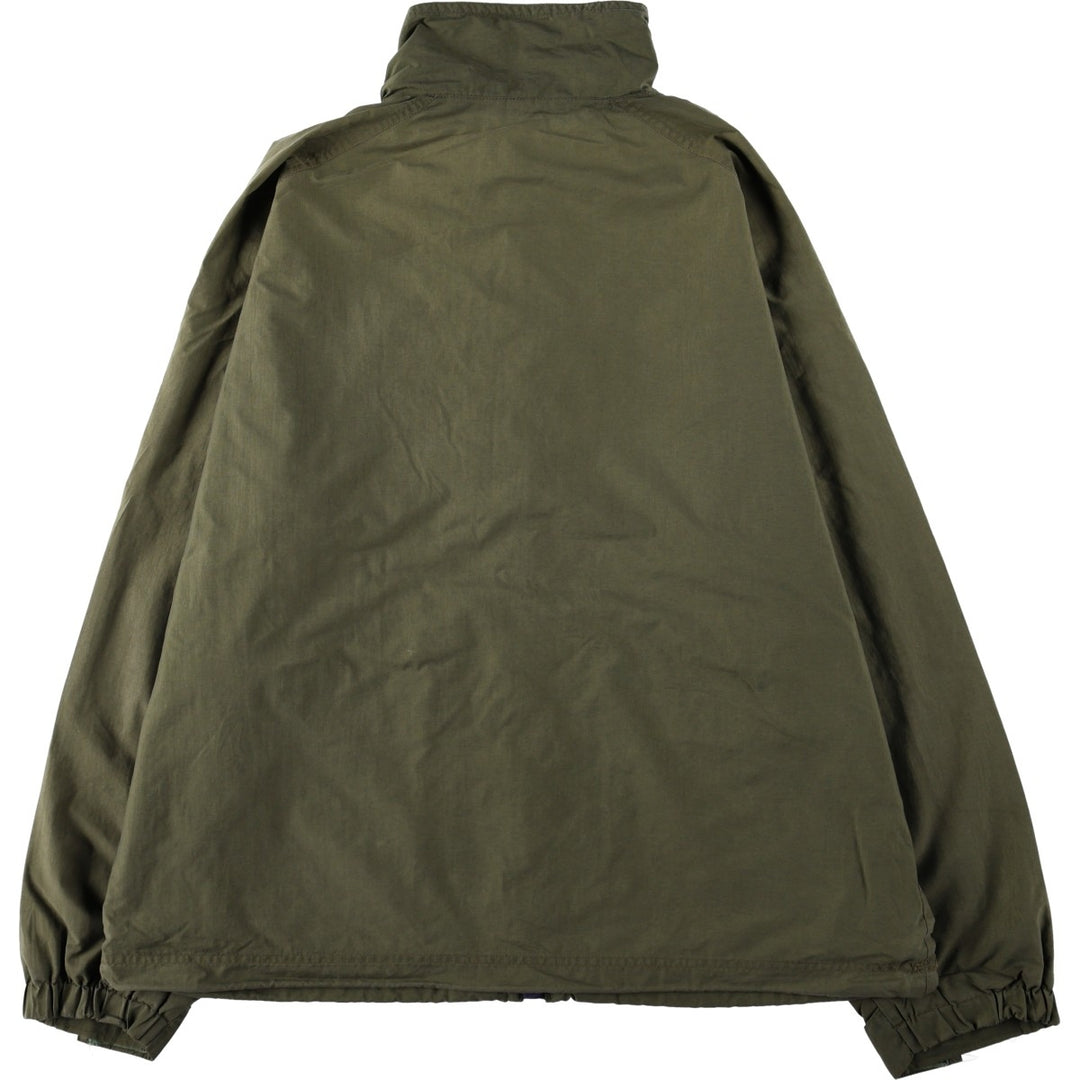90s-00'S LLBean Nylon Jacket, Men's Size L Nylon Khaki type Vintage Second Hand